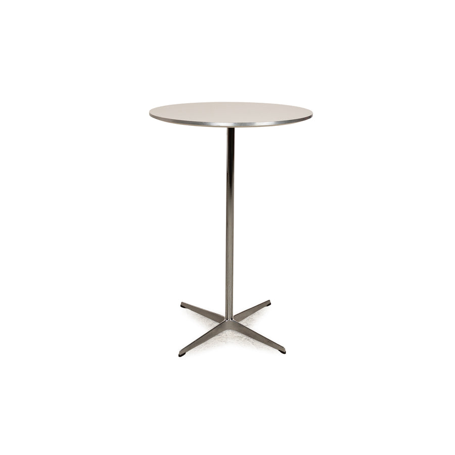 Fritz Hansen table à manger en bois table de bar blanche 75 x 75 x 108 cm