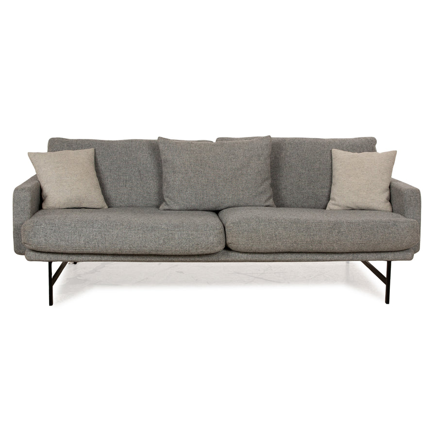 Fritz Hansen Lissoni tissu trois places Hallingdal gris