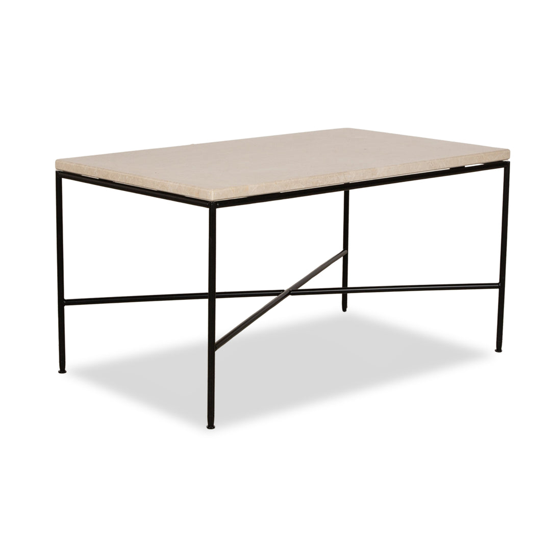 Fritz Hansen Planner Marmor Couchtisch Beige 75 x 45 x40 cm