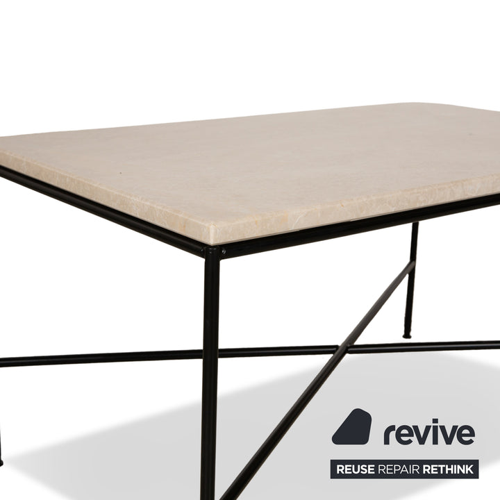 Fritz Hansen Planner Marble Coffee Table Beige 75 x 45 x40 cm