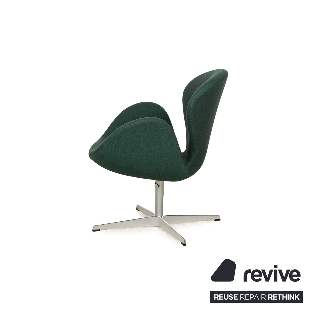 Fritz Hansen Swan Fabric Armchair Green