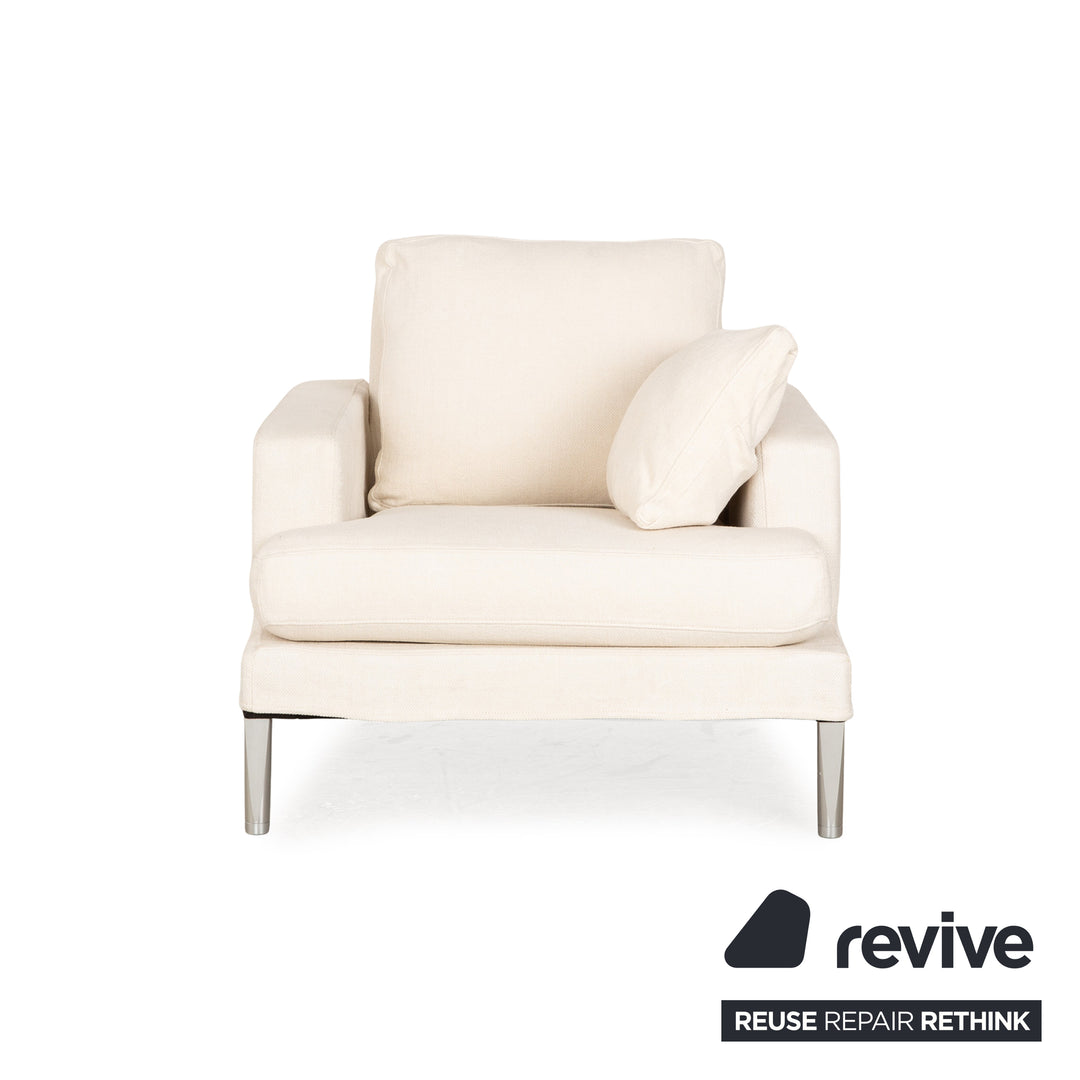 FSM Clarus fabric armchair cream manual function