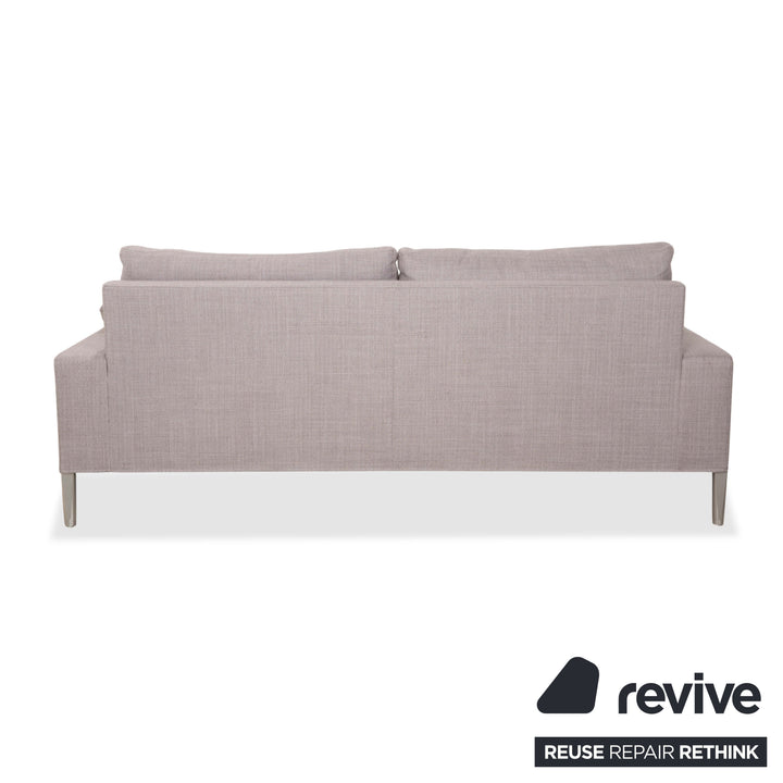 Canapé 2 places en tissu gris FSM Clarus avec fonction manuelle