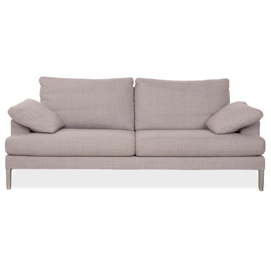 Canapé 2 places en tissu gris FSM Clarus avec fonction manuelle
