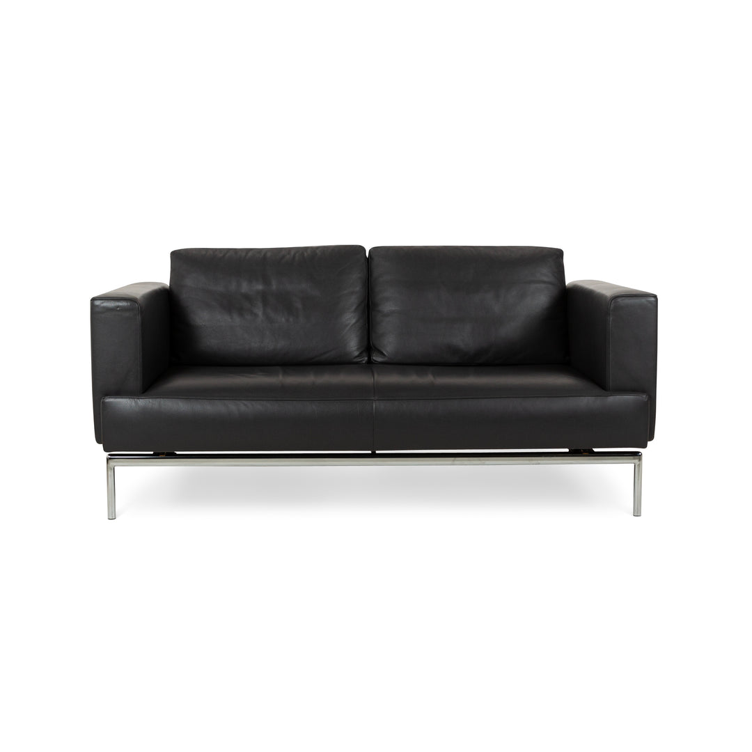 FSM Easy FSM Leather Three Seater Grey Manual Function Sofa Couch