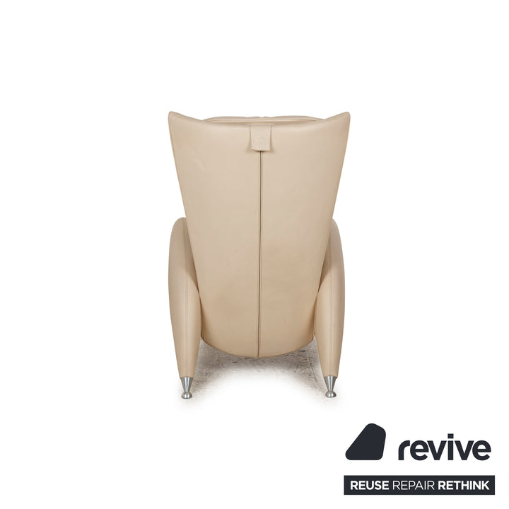 FSM Flux Leather Armchair Beige manual function