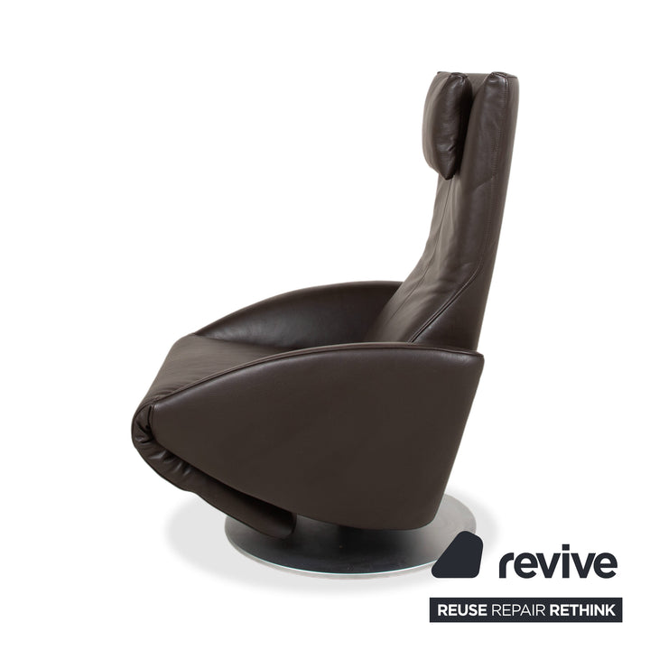 FSM Mate Leder Sessel Braun Dunkelbraun Mokka elektr. Funktion Akku Relaxfunktion