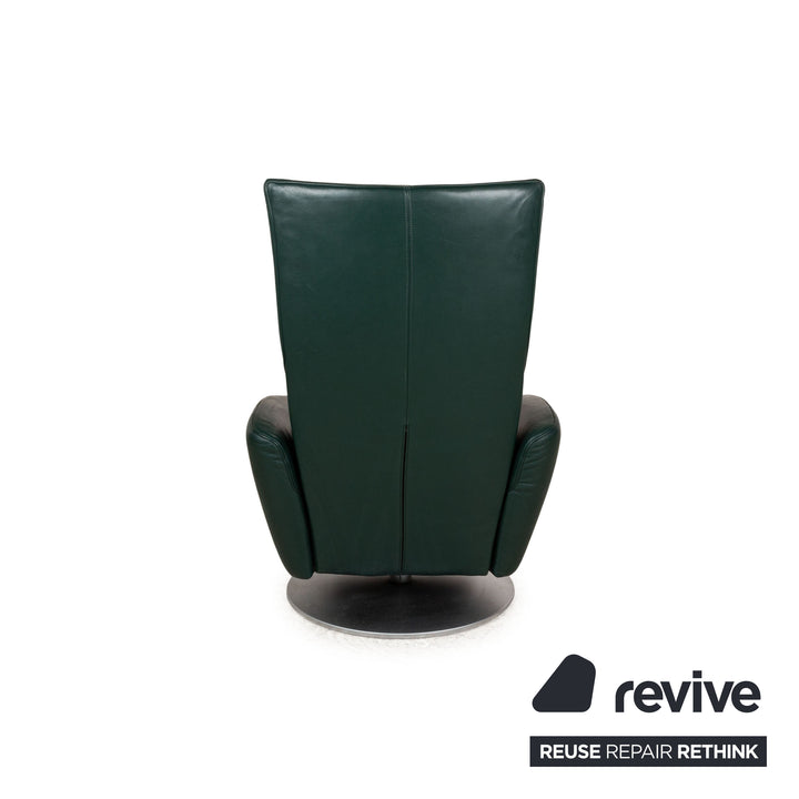 FSM Mate Leather Armchair Green Electric Function