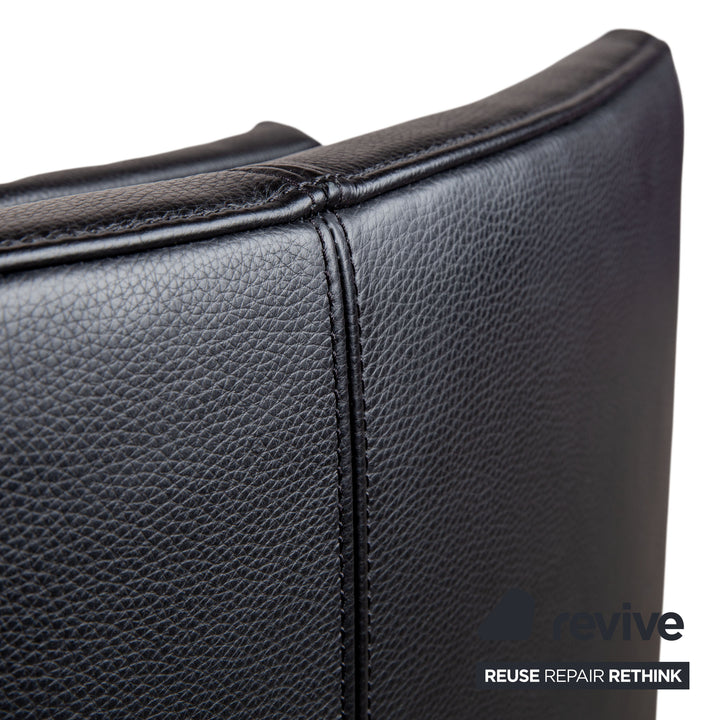 FSM Mate Leather Armchair Black Electric Function