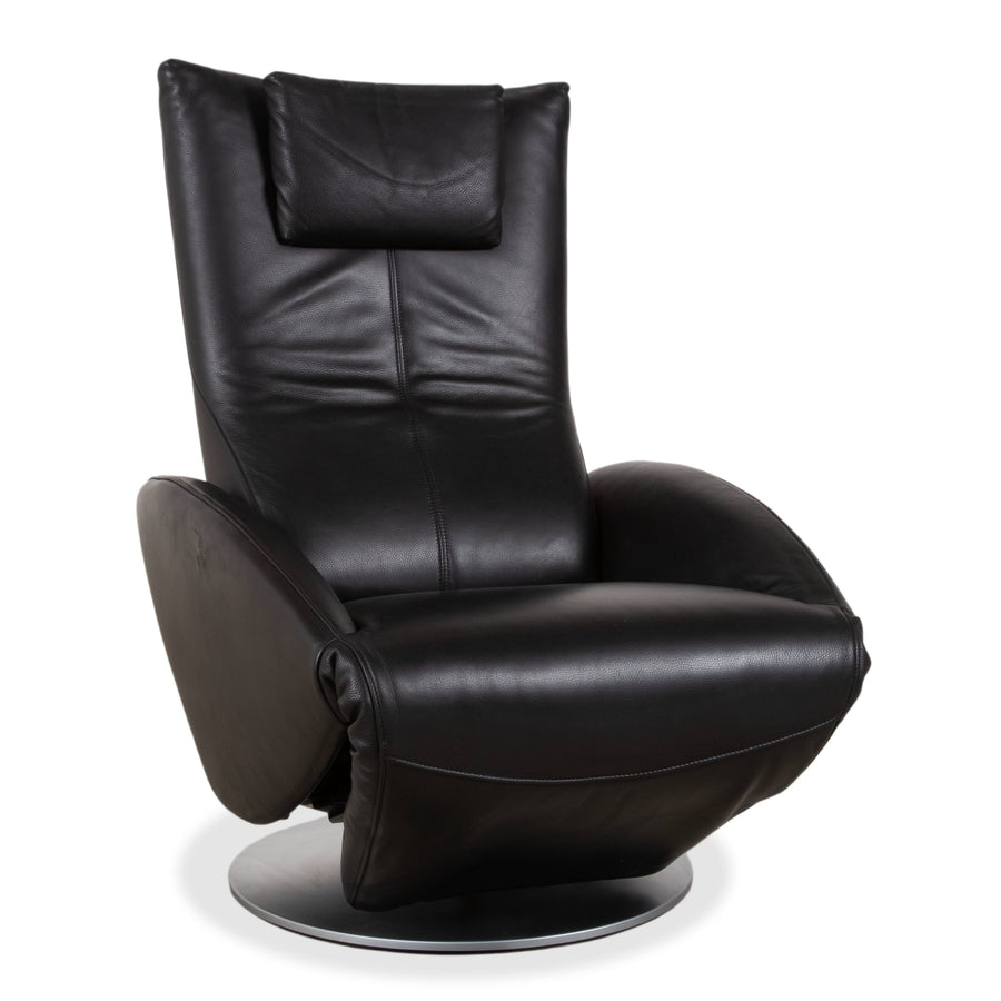 FSM Mate Leder Sessel Schwarz elektrische Funktion Outlet