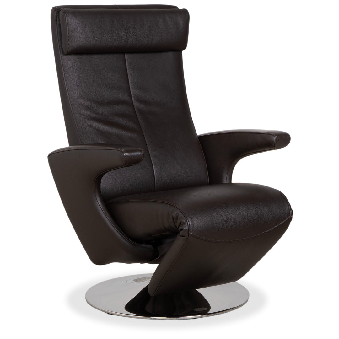 FSM Smile Leder Sessel Braun manuelle Funktion