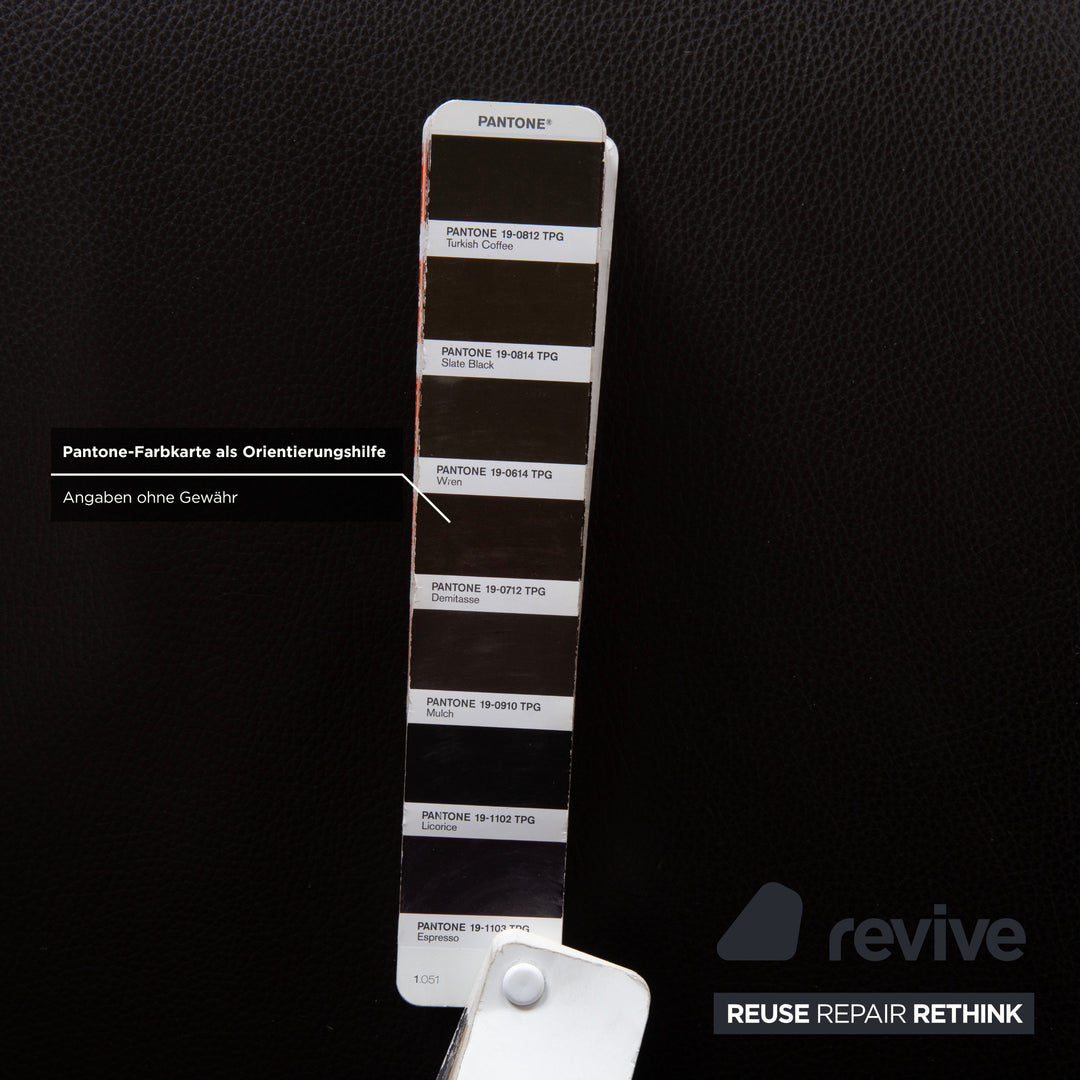 FSM Smile Leder Sessel Braun manuelle Funktion