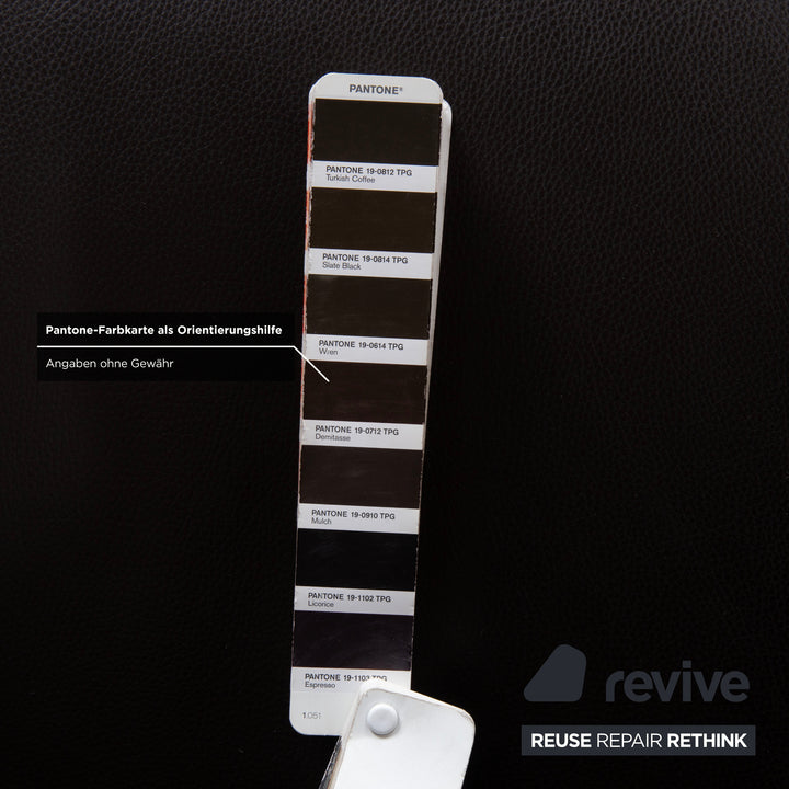 FSM Smile Leder Sessel Braun manuelle Funktion