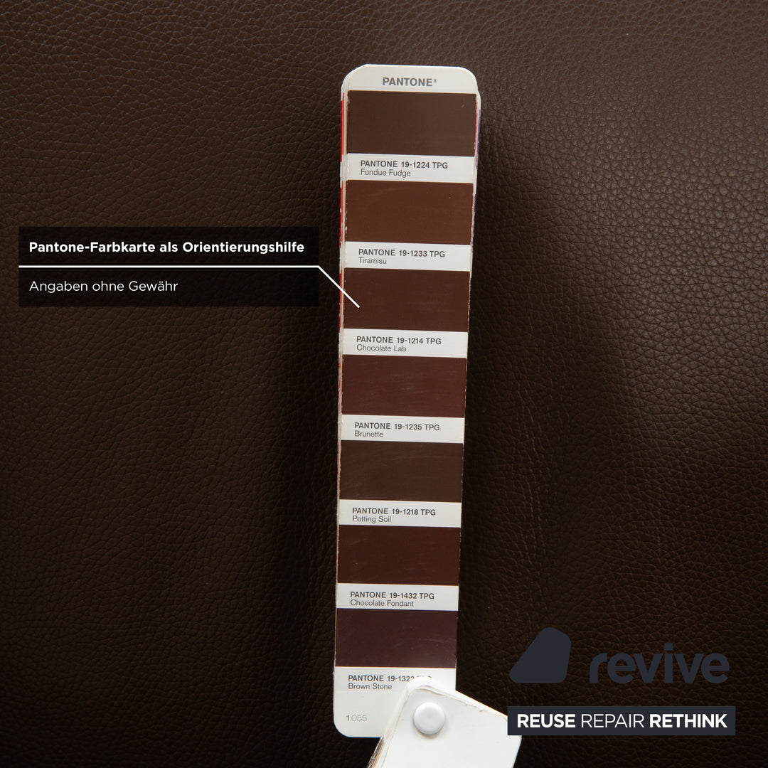 FSM Stand Up Leder Sessel Braun Elektrische Funktion Akku