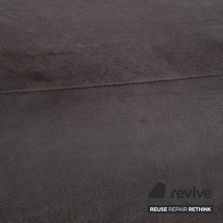 Ensemble de meubles Koinor Etino, tissu, bois, fauteuils, gris, anthracite, ardoise, fonction électrique