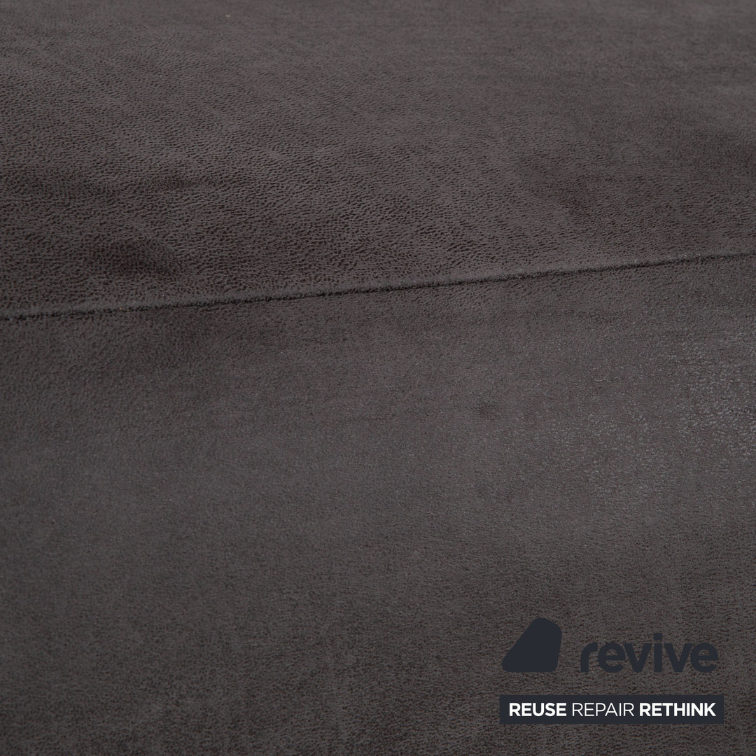 Ensemble de meubles Koinor Etino, tissu, bois, fauteuils, gris, anthracite, ardoise, fonction électrique