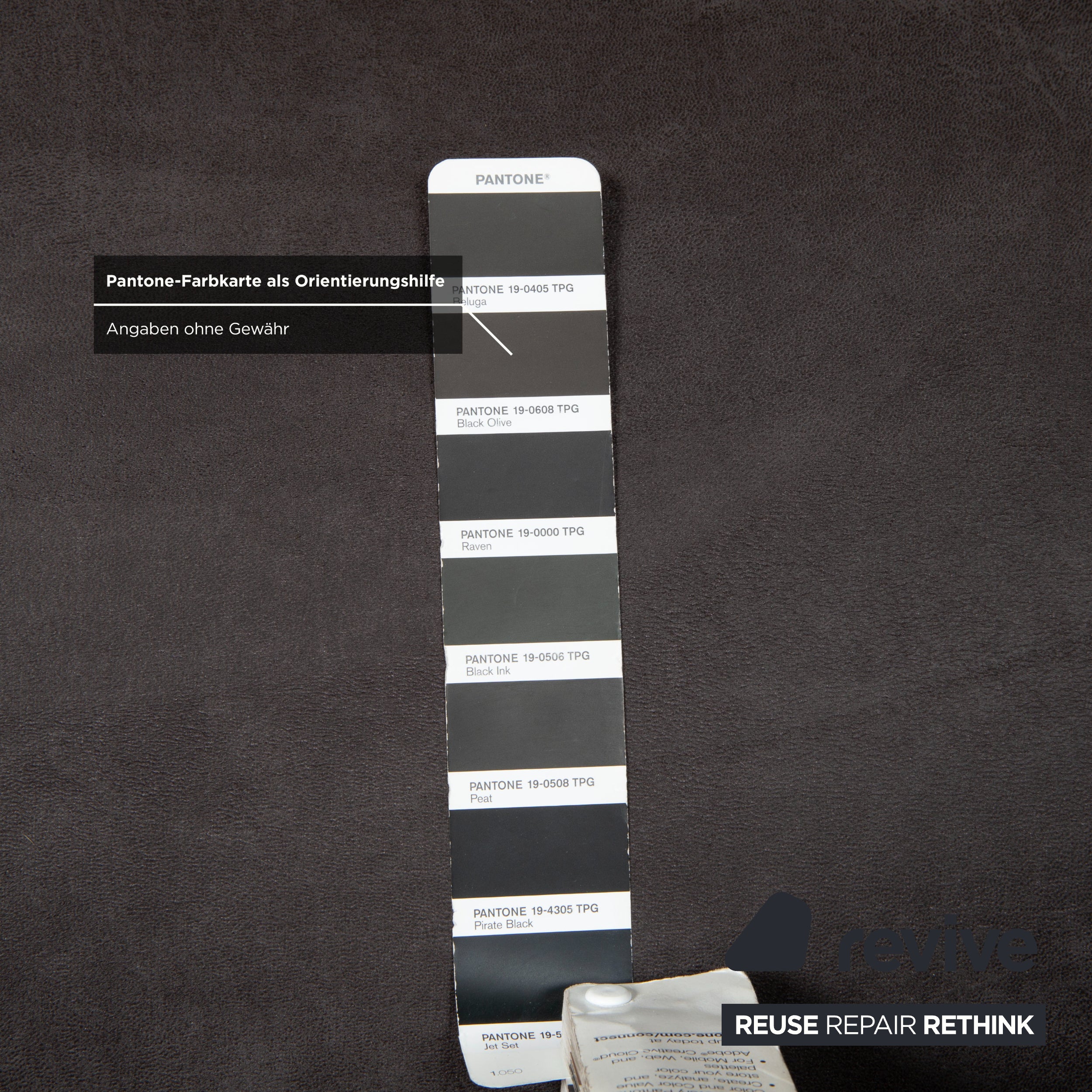 Garnitur Koinor Etino Stoff Holz Sessel Grau Anthrazit Schiefer elektrische Funktion