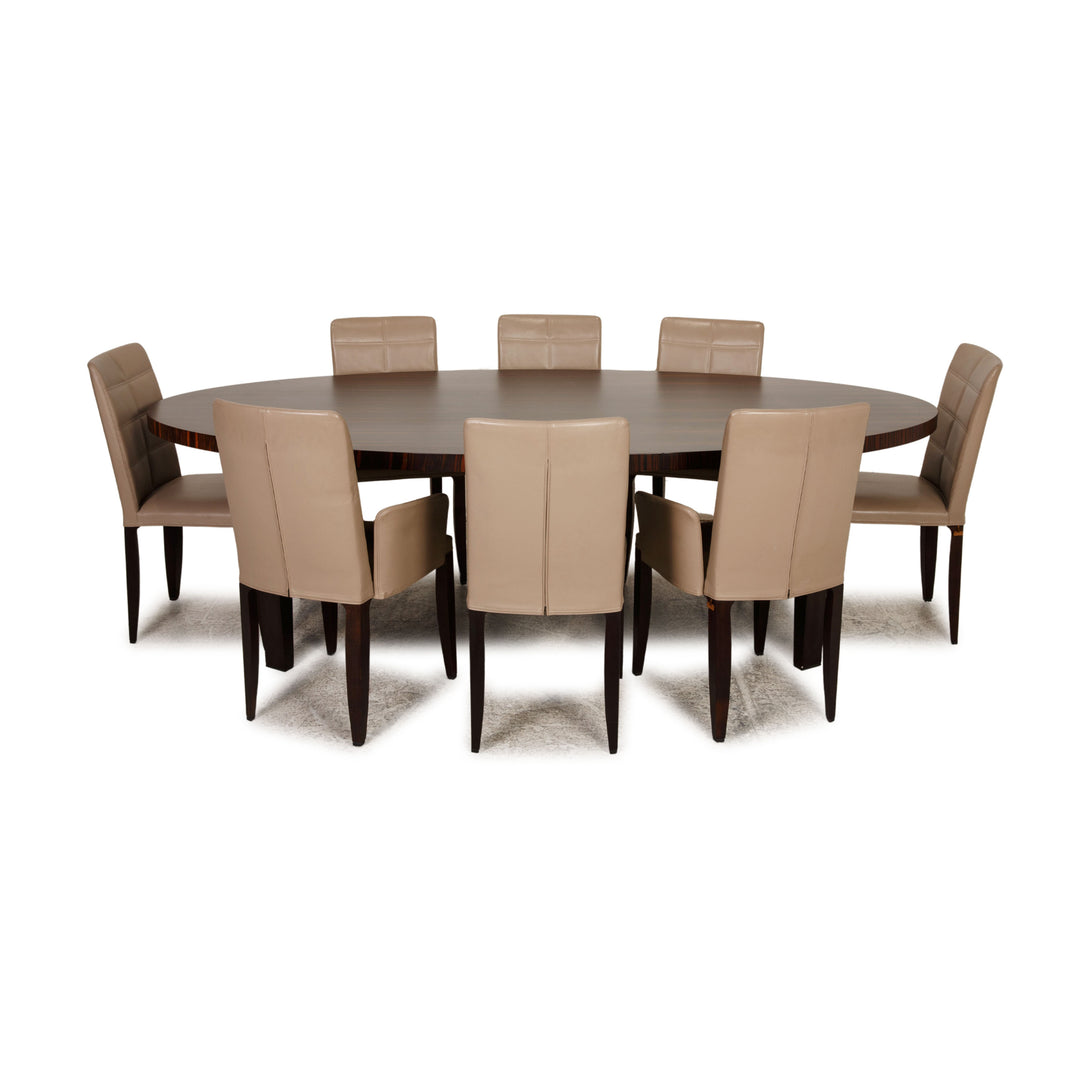 Giorgetti Garnitur Beige Leder