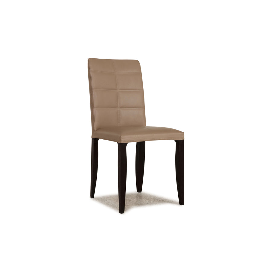 Giorgetti IDRA Leder Stuhl Beige