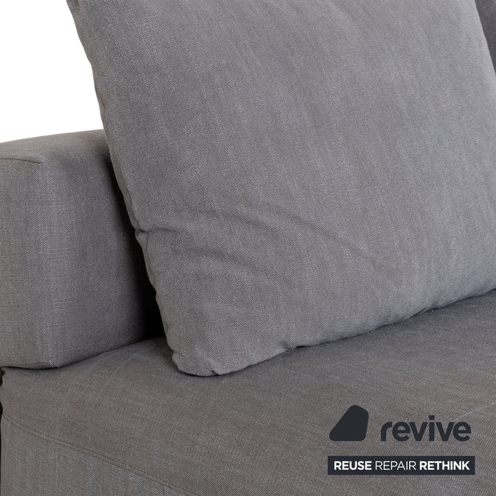 Glow In Fabric Corner Sofa Grey Chaise Longue Right Sofa Couch