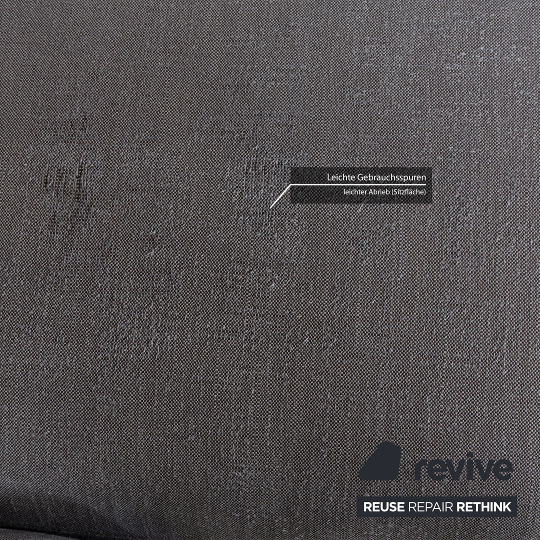 Glow In Fabric Corner Sofa Grey Chaise Longue Right Sofa Couch