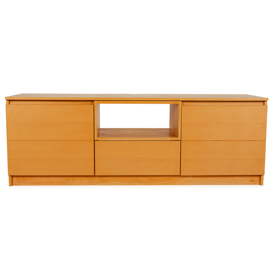 Grüne Erde Holz Sideboard Hellbraun Massivholz Schublade Schrankfächer