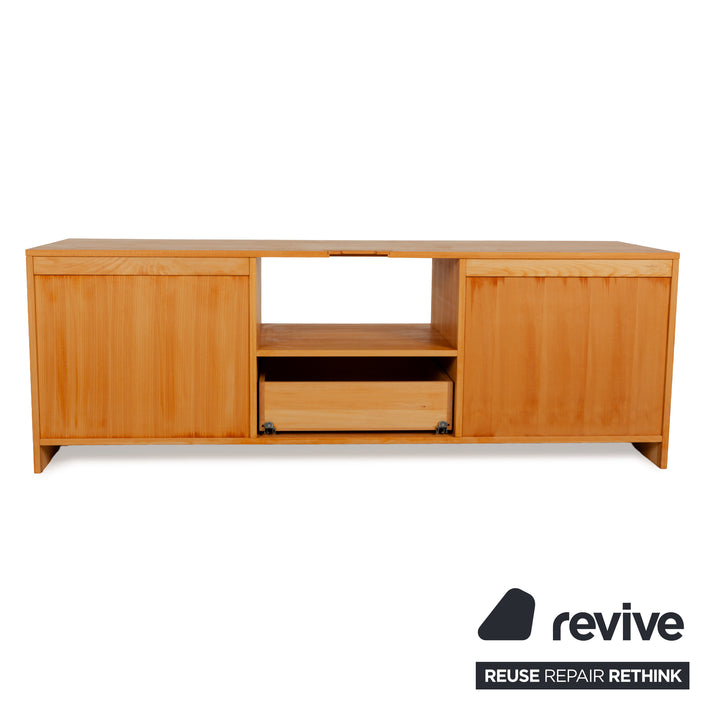 Grüne Erde Holz Sideboard Hellbraun Massivholz Schublade Schrankfächer