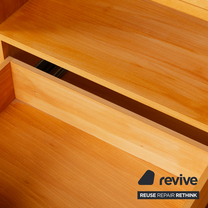 Grüne Erde Holz Sideboard Hellbraun Massivholz Schublade Schrankfächer
