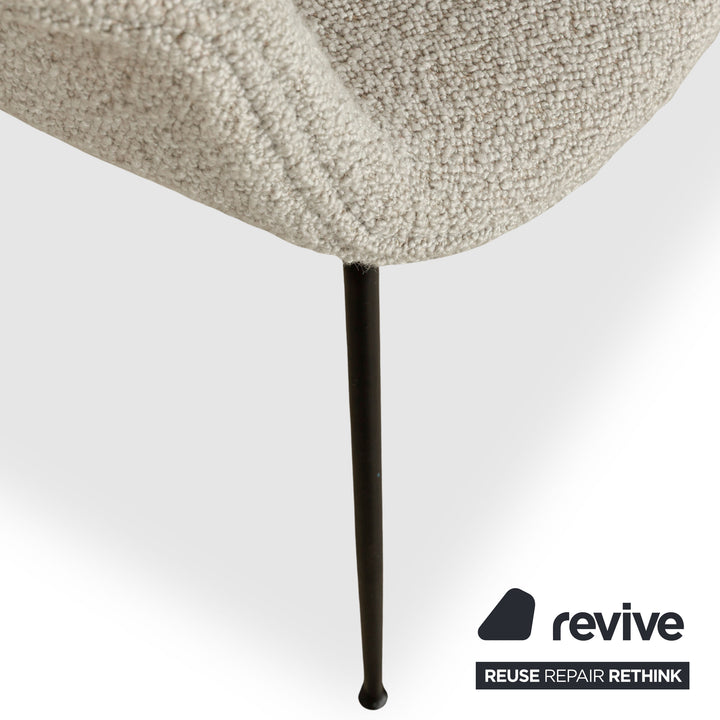 Chaise Beetle BAT en tissu gris de Gubi