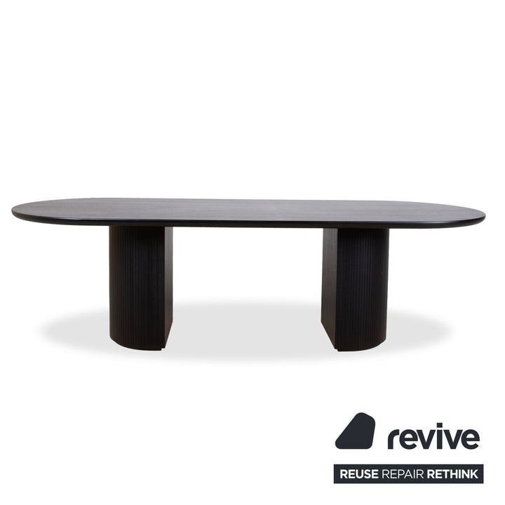 Gubi Moon Holz Esstisch Schwarz Braun