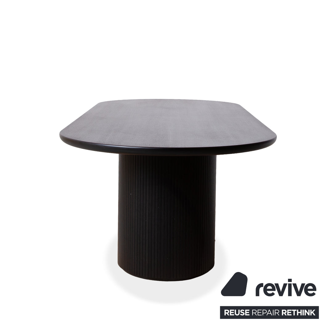 Gubi Moon Holz Esstisch Schwarz Braun