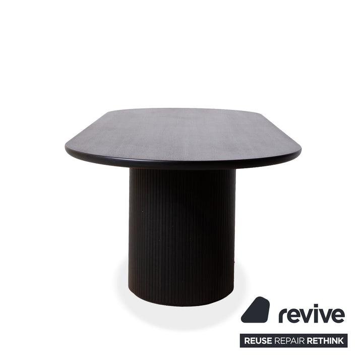 Gubi Moon Holz Esstisch Schwarz Braun