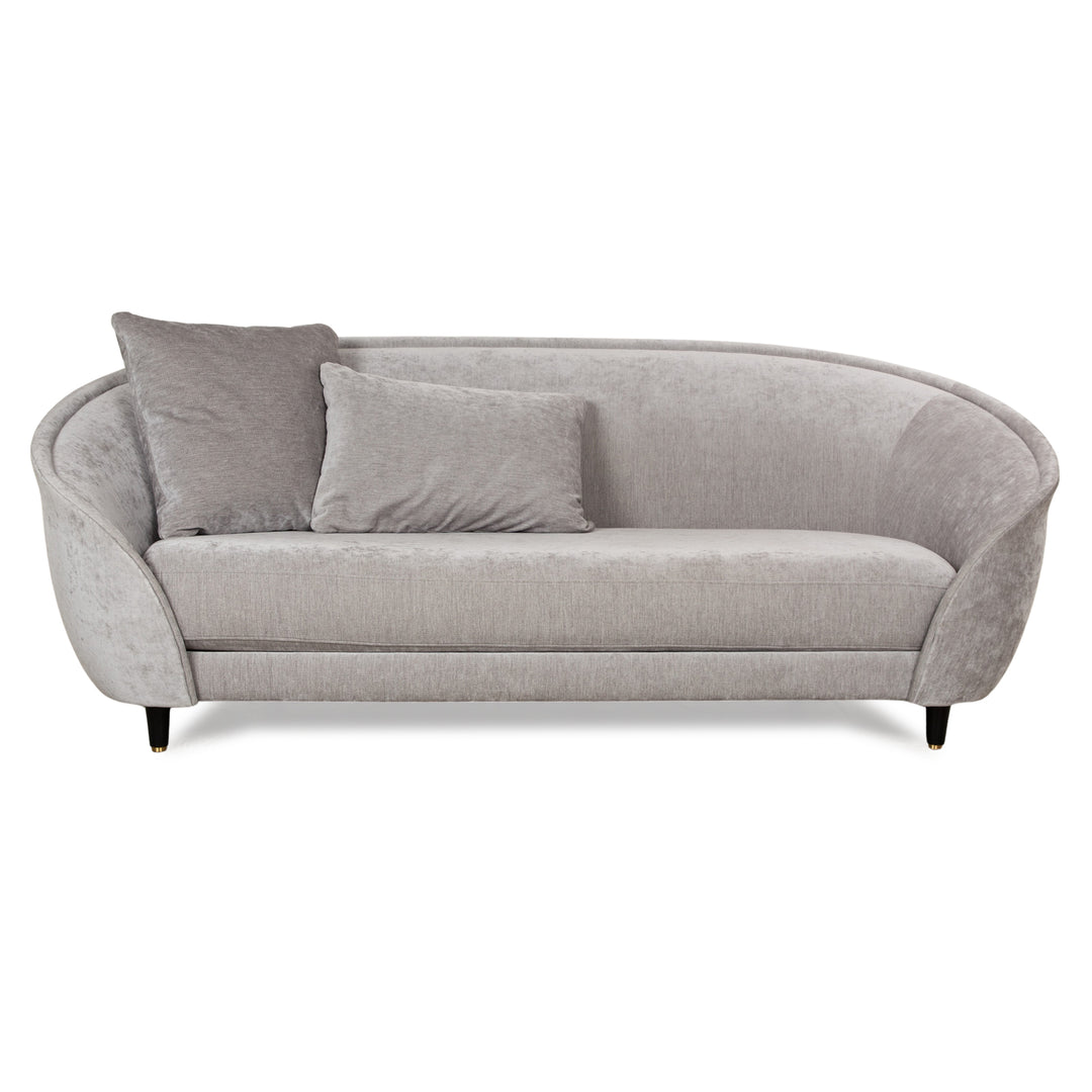 Gubi Reverse Stoff Zweisitzer Silbergrau Grau Sofa Couch