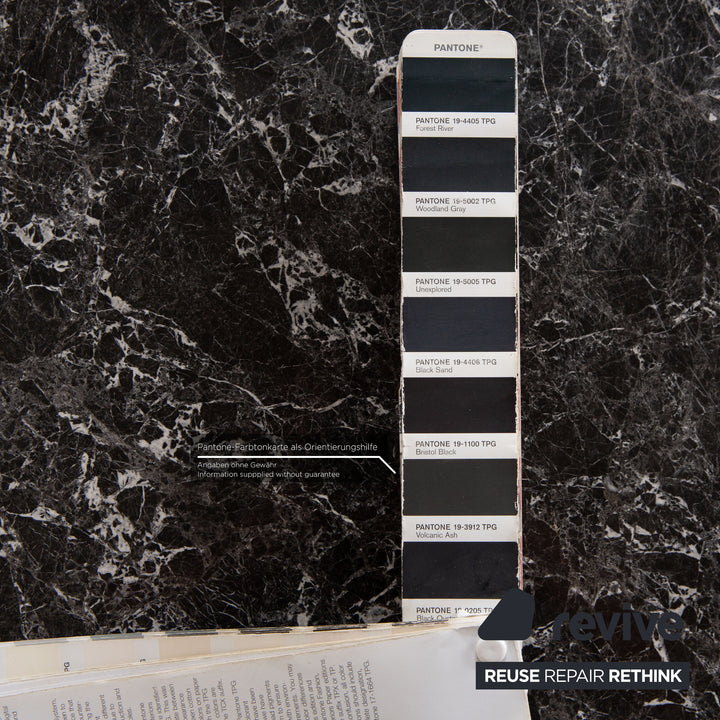 Gubi TS Table coffee table marble black frame black