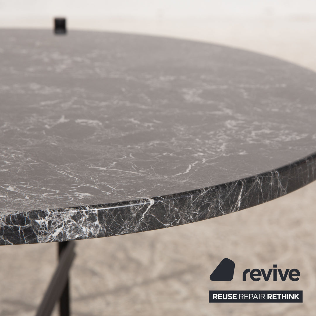 Gubi TS Table coffee table marble black frame black