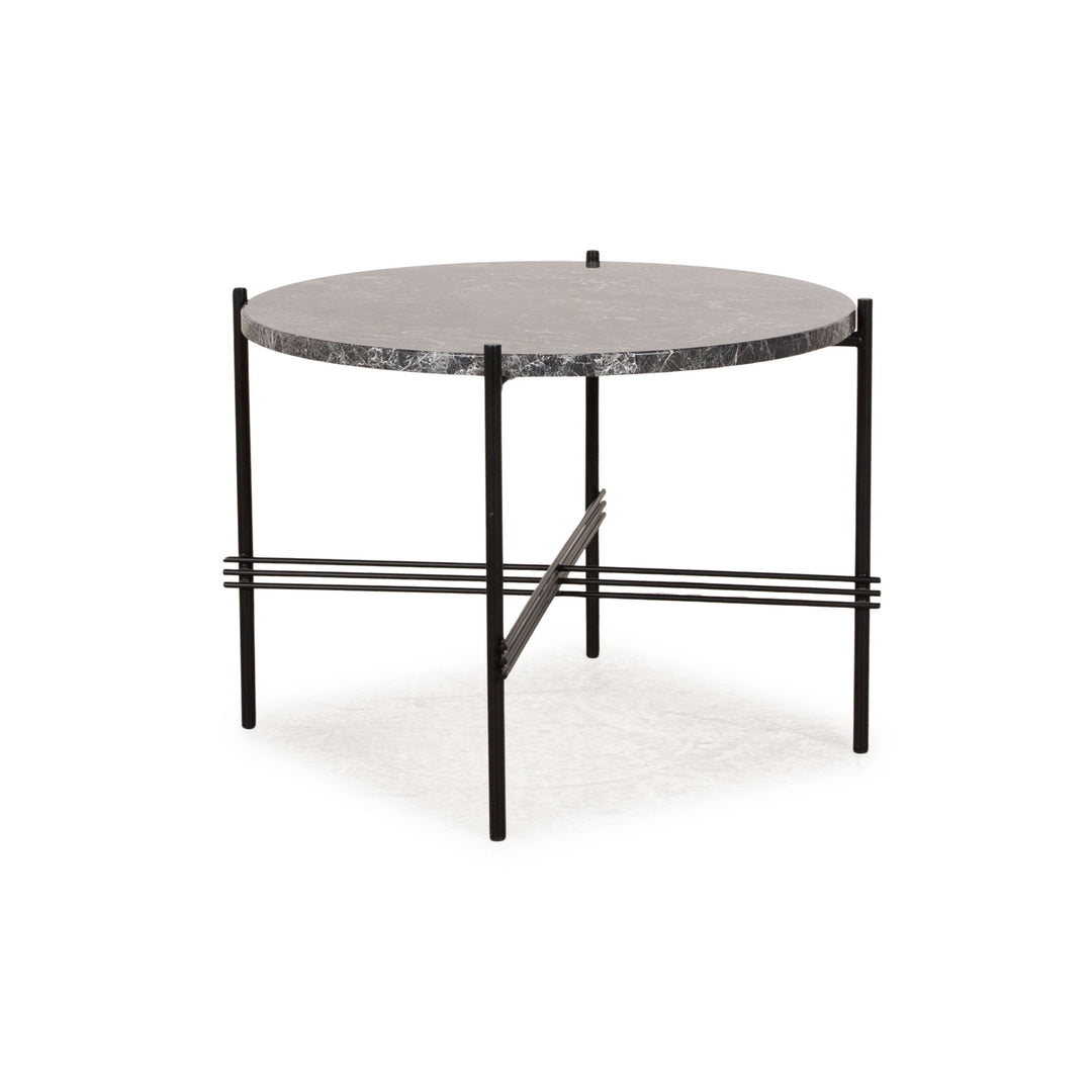 Gubi TS Table Couchtisch Marmor Schwarz Gestell schwarz