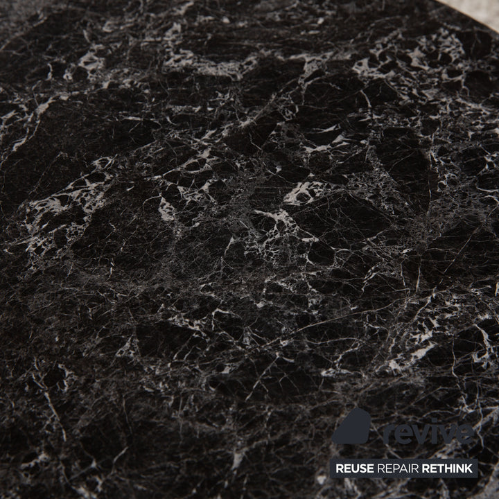 Gubi TS Table coffee table marble black frame black