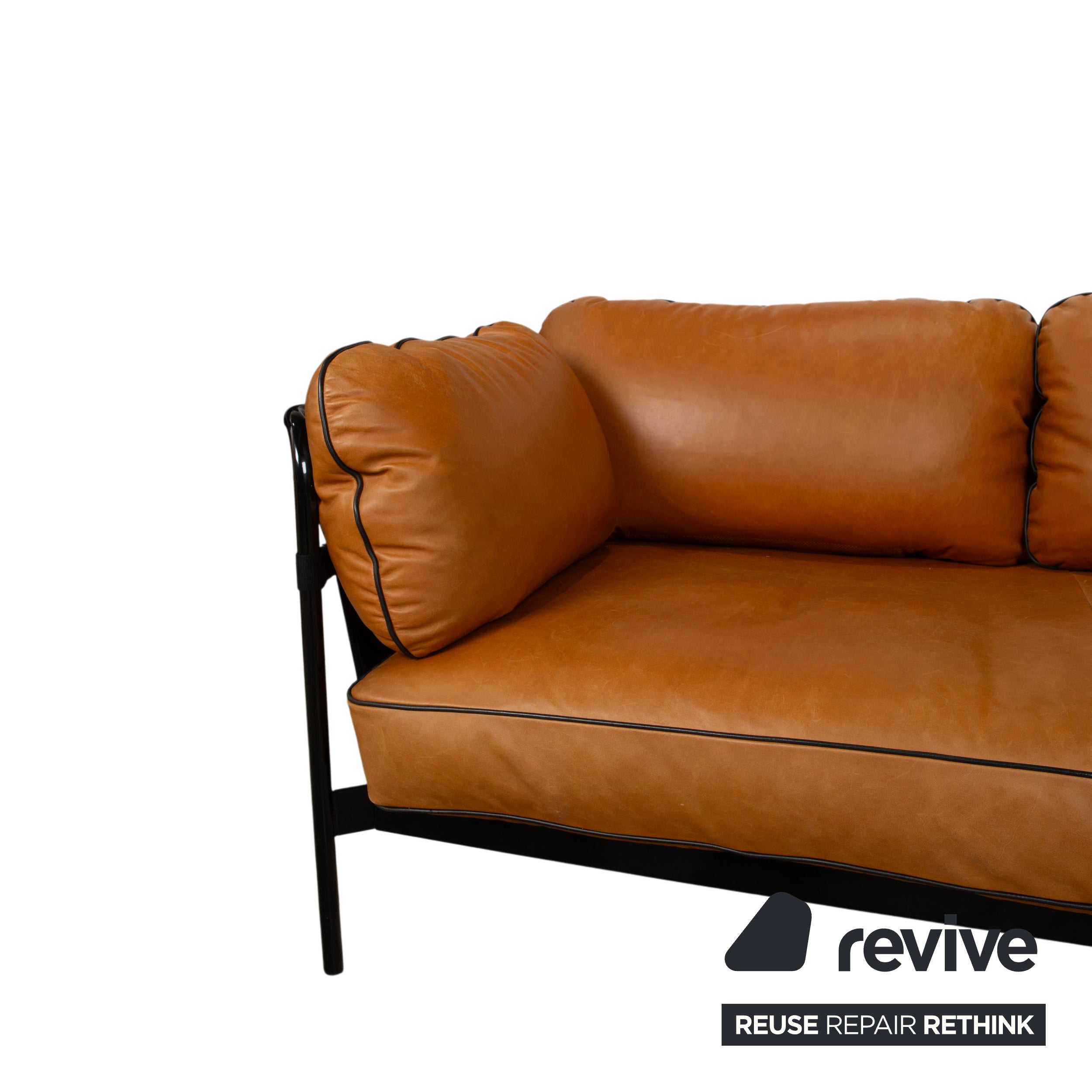Hay Can Lænestol 2-personers brun cognac sofa