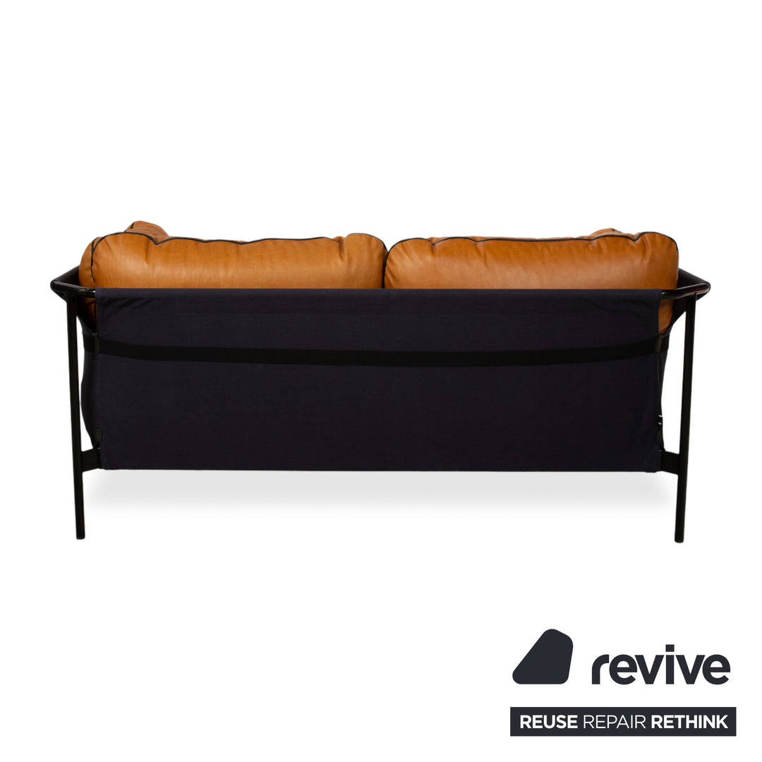 Hay Can Leder Zweisitzer Braun Cognac Sofa Couch