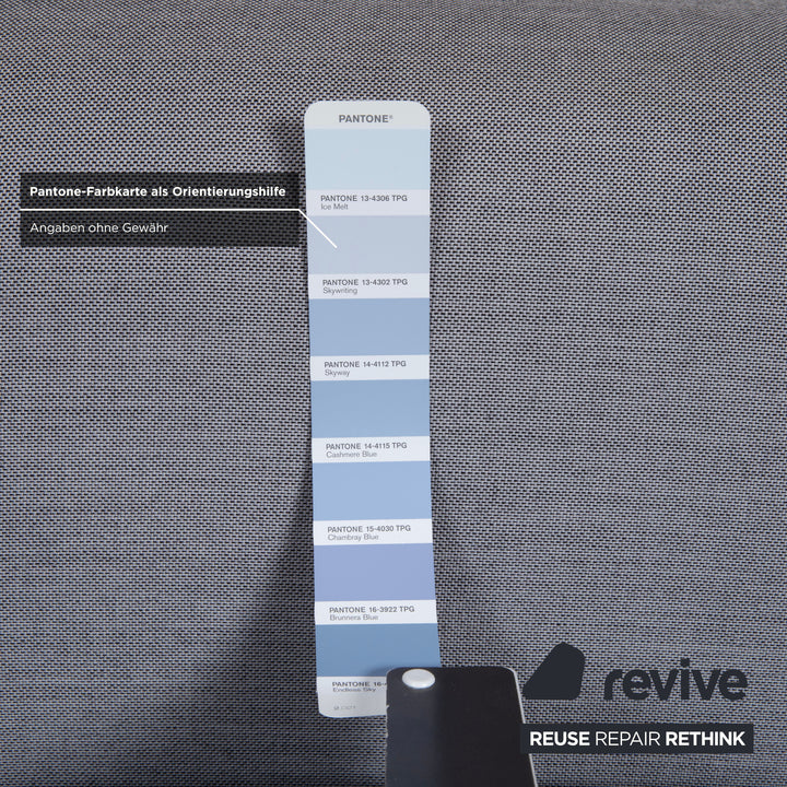 Canapé d'angle en tissu gris HAY Mags