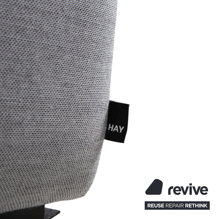 Canapé d'angle en tissu gris HAY Mags