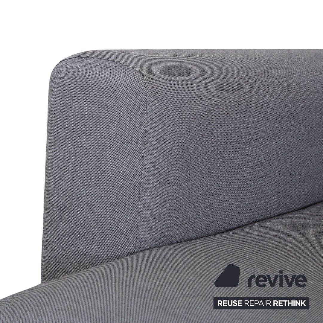 Canapé d'angle en tissu gris HAY Mags