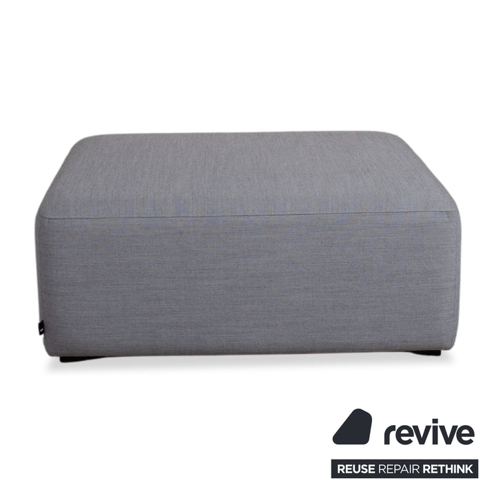 HAY Mags Stoff Ecksofa Hocker Grau Sofa Couch