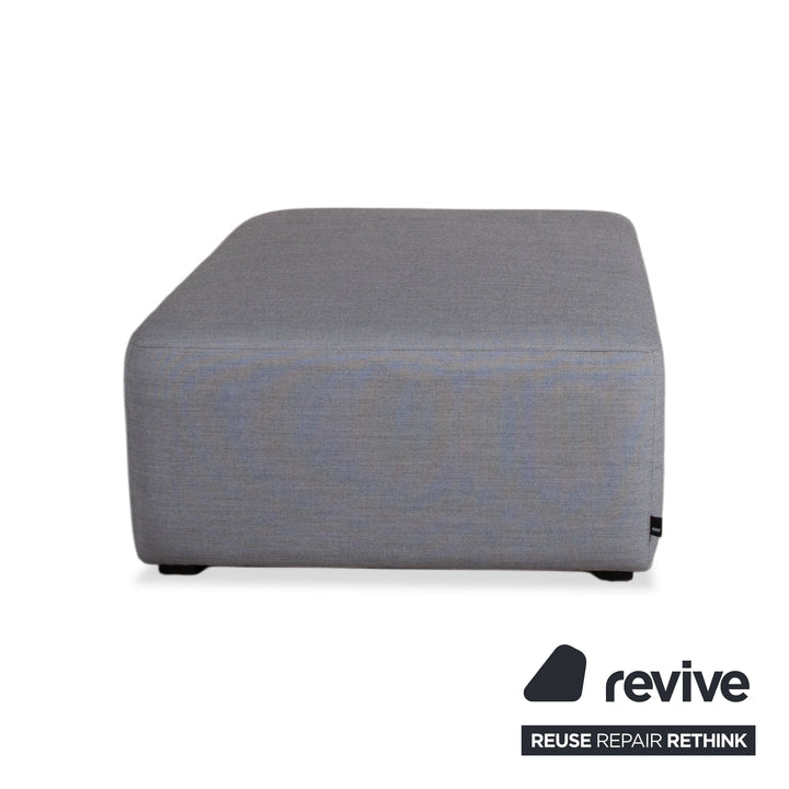 HAY Mags Stoff Ecksofa Hocker Grau Sofa Couch