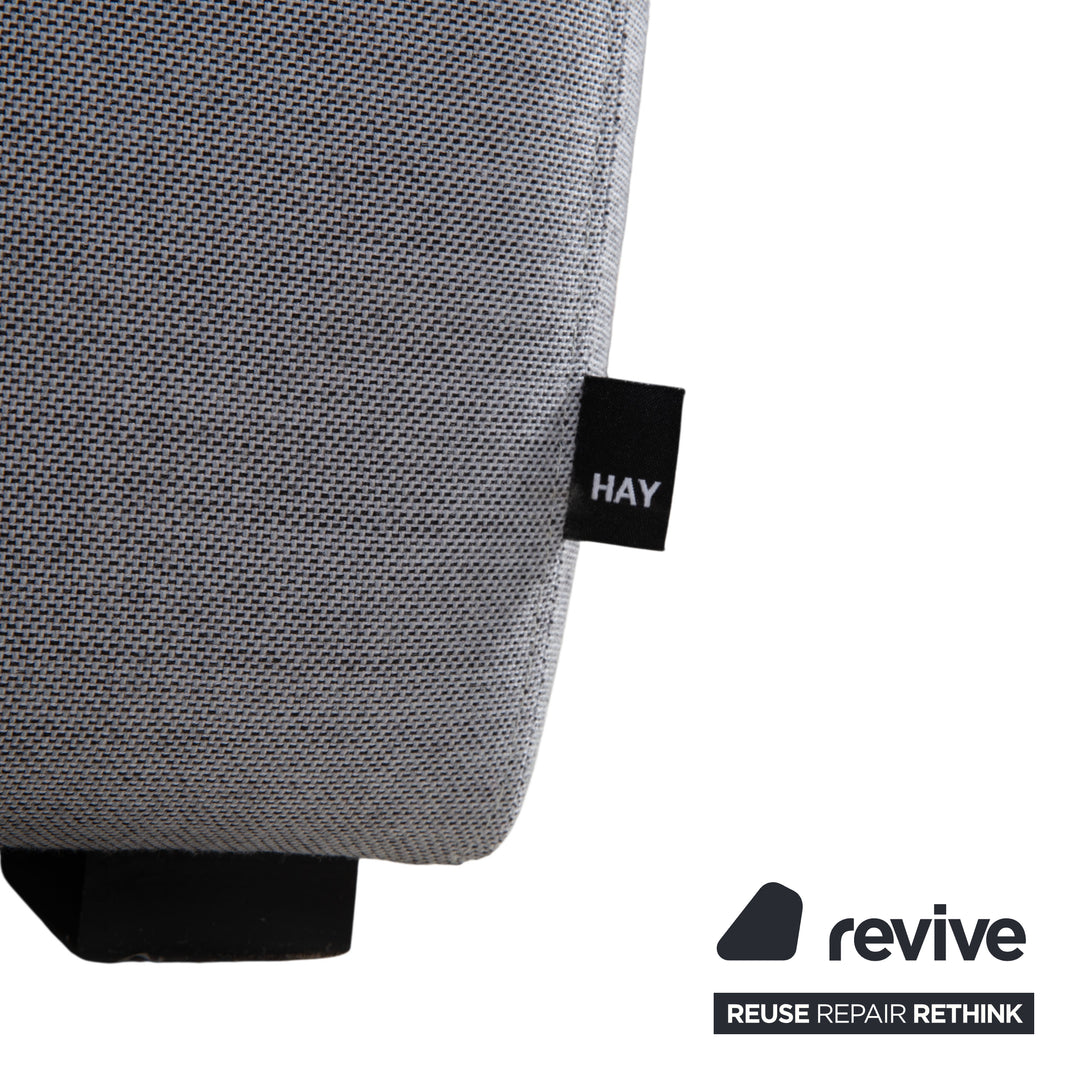 Tabouret en tissu gris HAY Mags