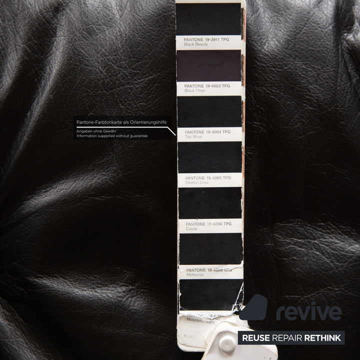 Hermann Miller Eames Lounge Chair inkl. Ottomann Leder Sessel Schwarz Palisander