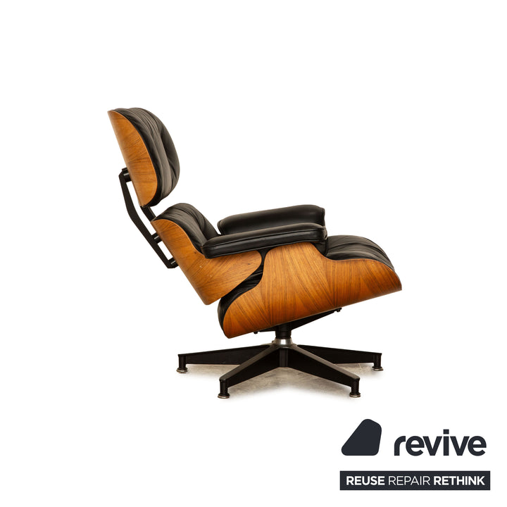 Hermann Miller Eames Lounge Chair (ohne Ottoman) Leder Sessel Schwarz