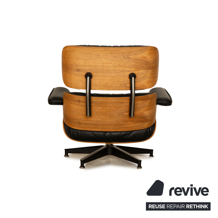 Hermann Miller Eames Lounge Chair (ohne Ottoman) Leder Sessel Schwarz