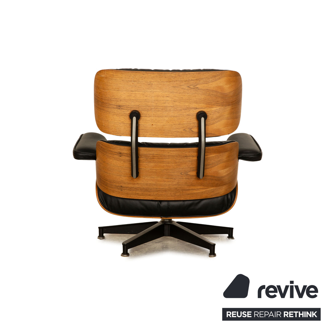 Hermann Miller Eames Lounge Chair (without Ottoman) Leather Armchair Black