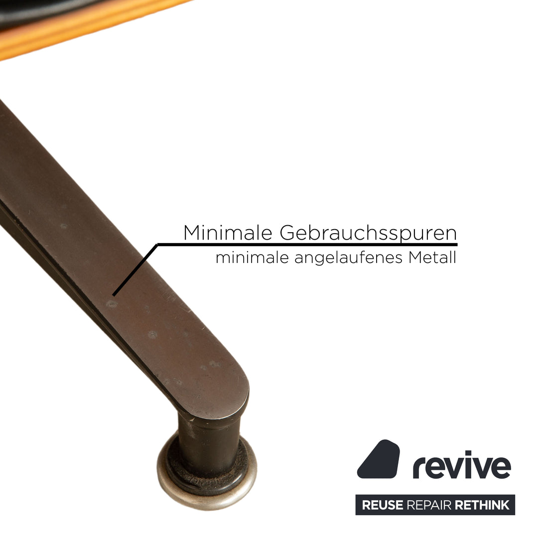 Hermann Miller Eames Lounge Chair (without Ottoman) Leather Armchair Black